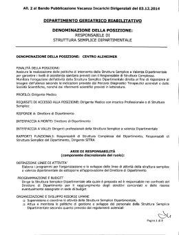 Job Description SSD Centro Alzheimer