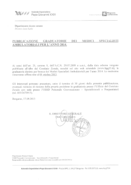 a“ r--- `- Azienda Ospedaliera .