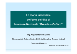 la storia industriale dell`area del sin