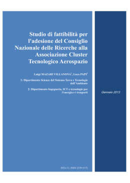 Scarica la pubblicazione - CNR - Consiglio Nazionale delle Ricerche