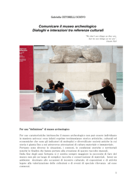 comunicare il museo