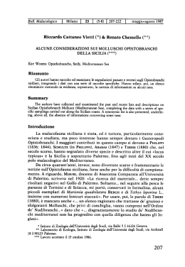 Full Text - Società Italiana di Malacologia