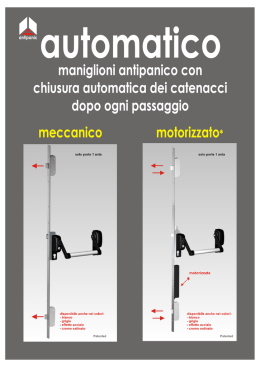 Page 1 &raquo; ` maniglioni antipanico con chiusura automatica dei