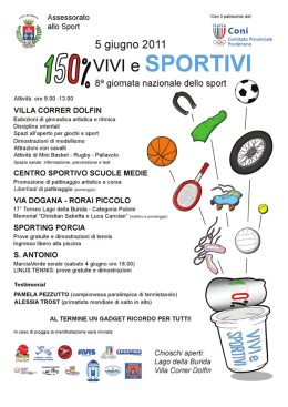 &deg; VIVI e SPORTIVI