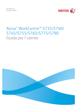 Xerox&reg; WorkCentre&trade; 5735/5740/ 5745/5755/5765/5775/5790