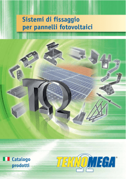 FVT - Fissaggio per pannelli fotovoltaici
