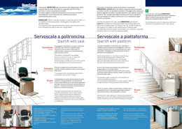 I servoscale DOMUSTAIR sono la soluzione piu adeguata per
