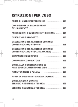 ISTRUZIONI PER L`USO