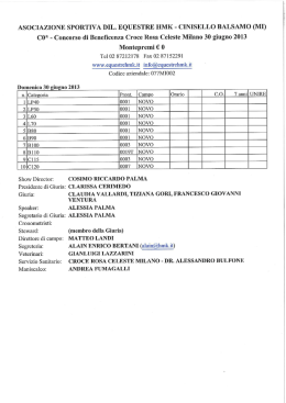 ASOCIAZIONE SPORTIVA DIL. EQUESTRE HMK
