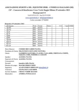 ASOCIAZIONE SPORTIVA DIL. EQUESTRE HMK