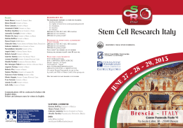 Stem Cell Research Italy