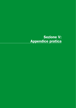 Sezione V: Appendice pratica - Associazione Medici Endocrinologi