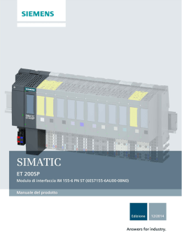 Modulo di interfaccia IM 155-6 PN ST (6ES7155-6AU00