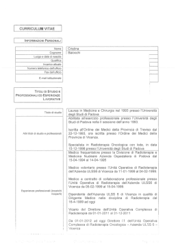 curriculum dott.ssa Baiocchi