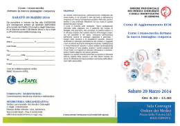 sabato 29 marzo 2014 - Ordine dei medici