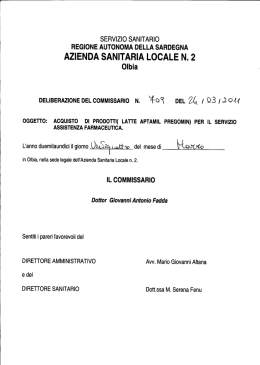 Delibera del 24 marzo 2011, n. 0709