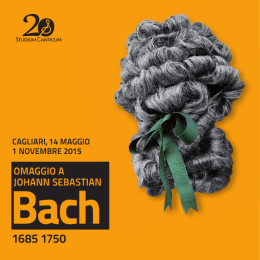 OMAGGIO A JOHANN SEBASTIAN