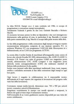 STAMPI s.n.c.