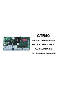 CTR50 - EasyGate - Automatic Gate Opening Systems