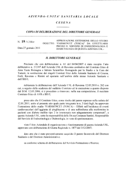 azienda-unita` sanitaria locale cesena copia di deliberazione del