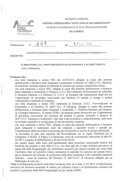 regione campania azienda ospedaliera “sant`anna e san sebastiano”