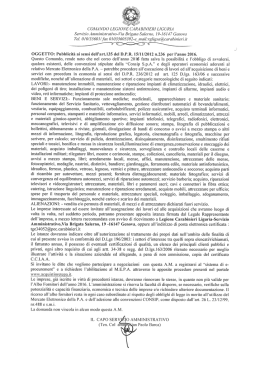 Avviso - Carabinieri