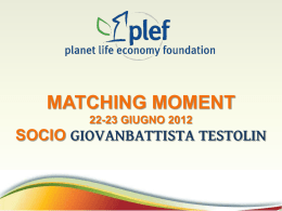 Testolin Giovanbattista - Planet Life Economy Foundation