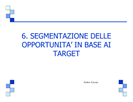 6) ScMe - Segmentazione delle opportunità in base ai target (pdf, it