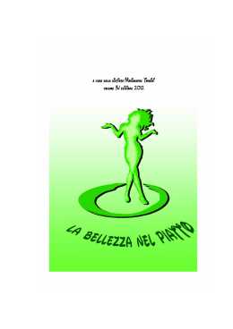 &ldquo;La bellezza nel piatto&rdquo; in formato pdf