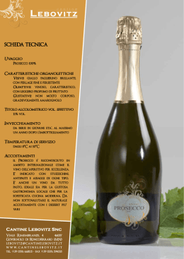 Spumante Prosecco di Valdobbiadene DOP