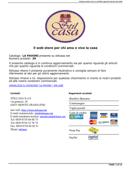 il web store per chi ama e vive la casa