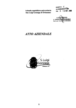 attoaziendale - Azienda Ospedaliero