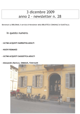 newsletter n 28 - Comune di Guastalla