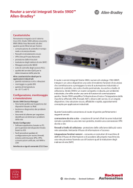 ENET-PP006A-IT-E, Router a servizi integrati Stratix 5900 Allen