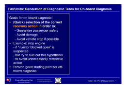 Fiat/Unito: Generation of Diagnostic Trees for On