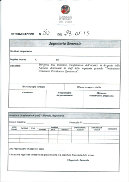 DEL 0%. - Consiglio Regionale del Lazio