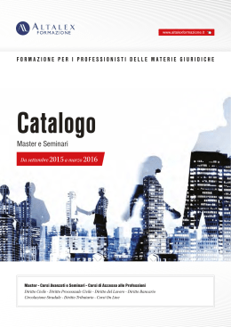 Master e Seminari 2016