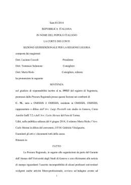 Sezione giurisdizionale per la Liguria