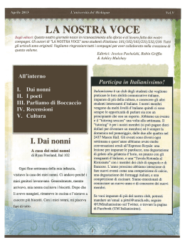 LA N()STRA VOCE