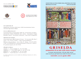 Griselda, metamorfosi di un mito nella storia europea