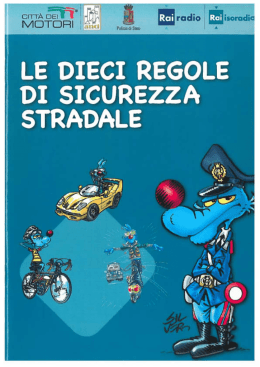 Dieci regole di sicurezza stradale