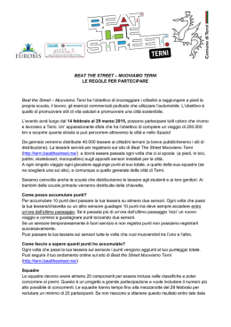 Il regolamento