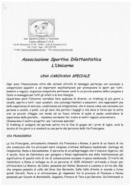 Ass. Sportiva Dilett. L`Unicorno Centro afﬁliato F.I.S.E