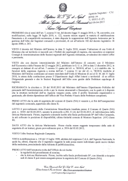 D.ssa PIRONE (QUARTO) - Prefettura di Napoli