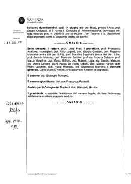 Residenze universitarie – Attestazione di fabbisogno di posti