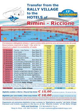 Transfer Hotel Rimini Riccione.ai