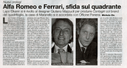 Alfa Romeo e Ferrari, sfida sul quadrante