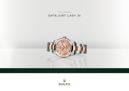 La collezione Datejust Lady 31