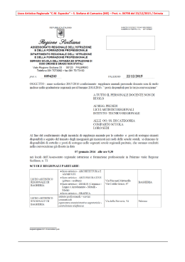 (ME) – Prot. n. 04798 del 23/12/2015 / Entrata
