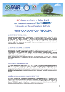 BIO la nuova Stufa a Pellet FAIR